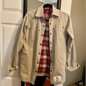 The Black Dog brand flannel lined jacket